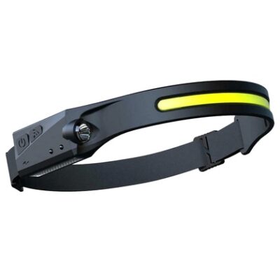Porodo LifeStyle Outdoor Lightbar Headlamp with Motion Sensor - Black/Grey