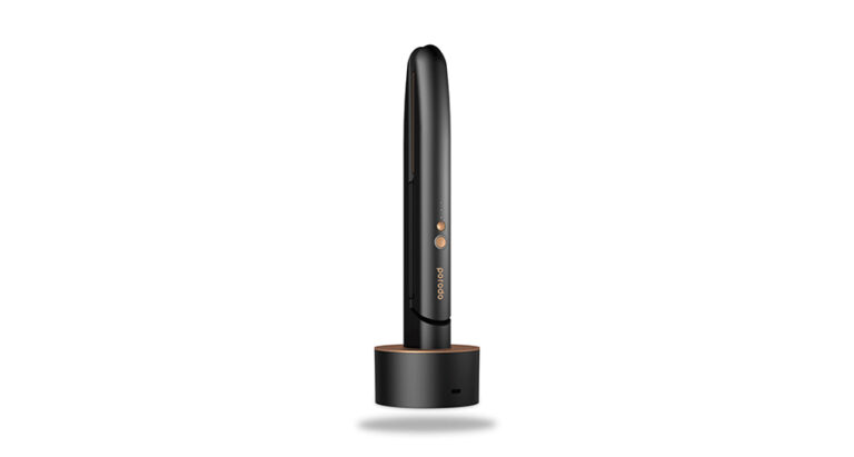 Porodo LifeStyle Wireless Rechargeable Hair Straightener - Black