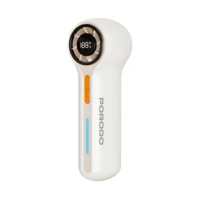 Porodo Lifestyle Chillo Breeze Pocket Turbo Fan with 100 Adjustable Speed Levels - Beige