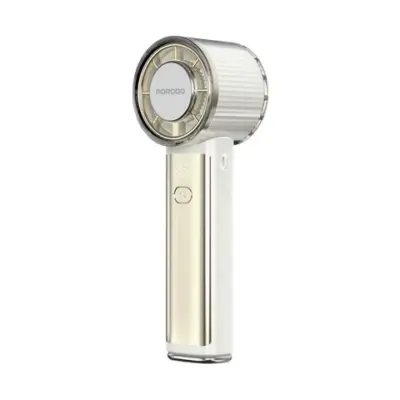 Porodo Lifestyle Chillo Cryo Foldable Handheld Fan with Semiconductor Cooling & LED Display- Beige