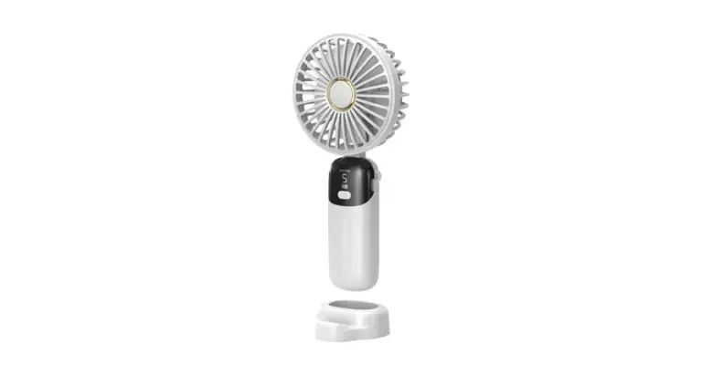 Porodo Lifestyle Chillo Flex Portable Handheld Fan with 5 Adjustable Speed Levels