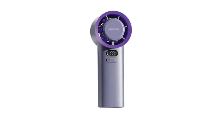 Porodo Lifestyle Chillo Glacia Portable Handheld Fan with Semiconductor Cooling - Grey