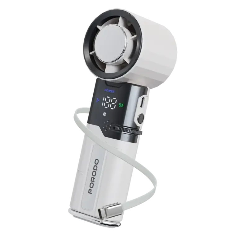 Porodo Lifestyle Chillo Plus Rechargeable Ice Cooling Fan
