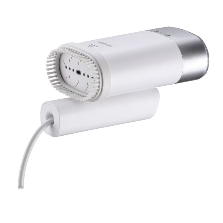 Porodo Lifestyle Foldable Handheld Steamer With Fabric Brush+water Cup+travel bag 1200W UK- White
