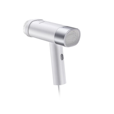 Porodo Lifestyle Foldable Handheld Steamer With Fabric Brush+water Cup+travel bag 1200W UK- White