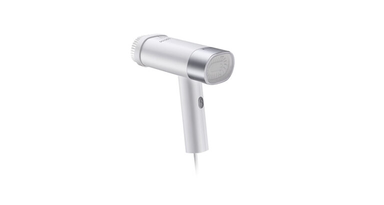 Porodo Lifestyle Foldable Handheld Steamer With Fabric Brush+water Cup+travel bag 1200W UK- White