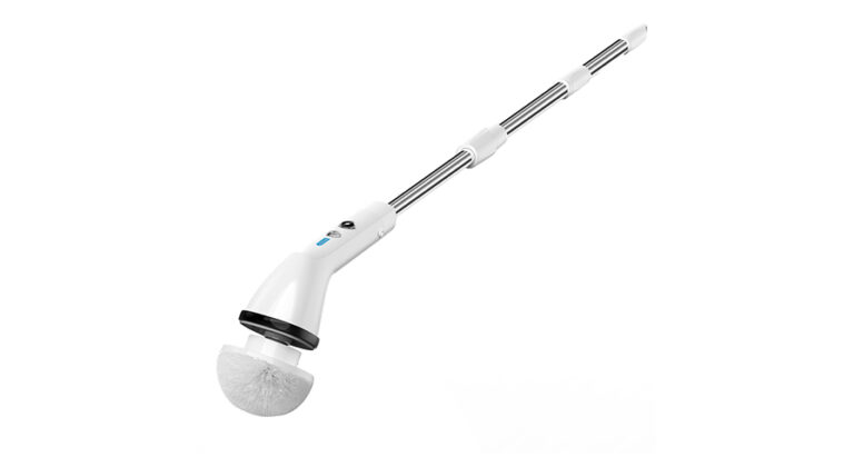 Porodo Lifestyle IPX6 Electric Spin Scrubber Cleaning Kit - White