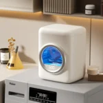Porodo Lifestyle Launder 1.7L Portable Mini Washing Machine with Advanced Sterilization Cleaning - White