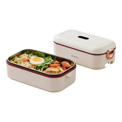 Porodo Lifestyle LunchMate Dual Mode Electric Lunch Box - White