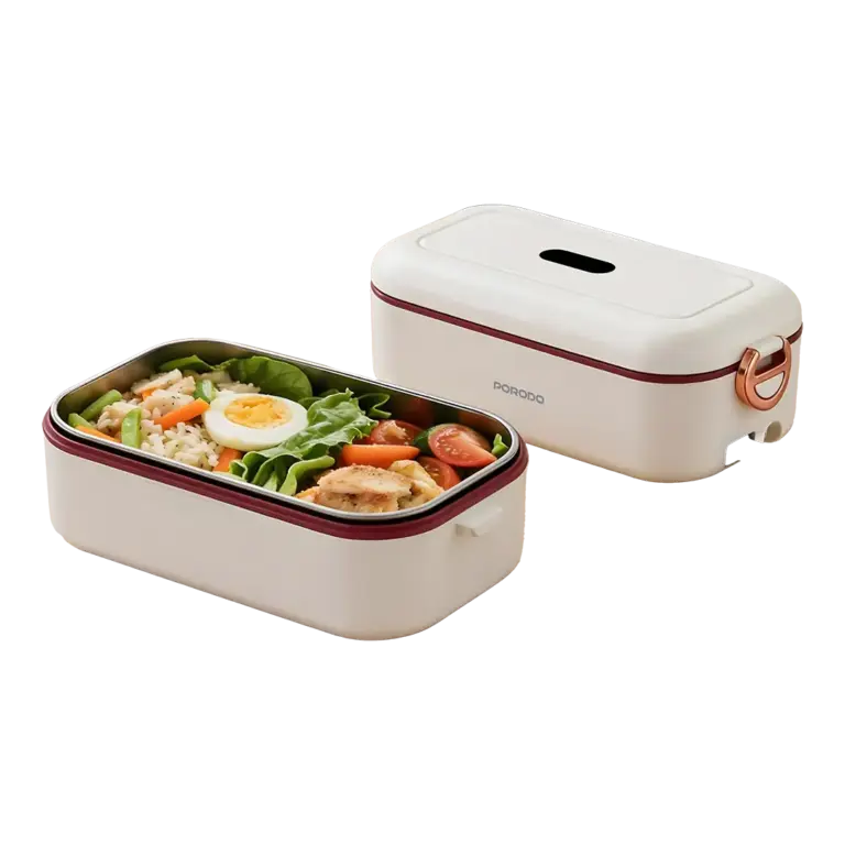 Porodo Lifestyle LunchMate Dual Mode Electric Lunch Box - White