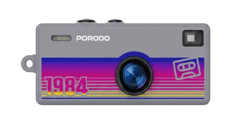 Porodo Lifestyle Memo Thumb-Sized Digital Camera with TF Card Support
