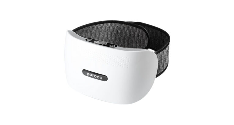 Porodo Lifestyle Red Light and Hot Compress Massager - White