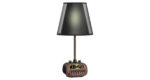 Porodo Lifestyle Retro Desk Lamp with White Noise and Bluetooth Speaker - Black