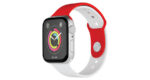 Porodo Lifestyle Silicone England Flag Watch Strap - Red / White