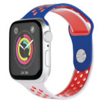 Porodo Lifestyle Silicone France Flag Watch Strap - Blue / Red / White