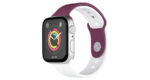 Porodo Lifestyle Silicone Qatar Flag Watch Strap - Maroon/White