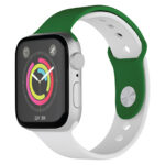Porodo Lifestyle Silicone Saudi Arabia Flag Watch Strap - Green / White