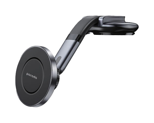 Porodo MagSafe Magnetic Phone Dash Mount Flexible Arm - Black