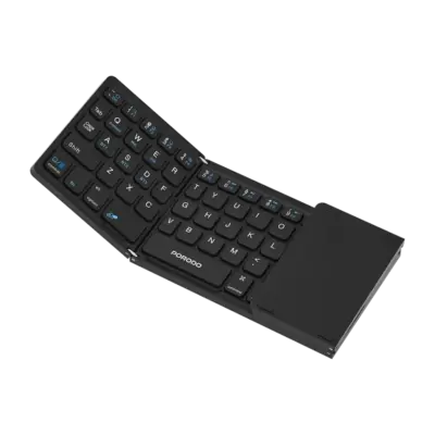 Porodo Minima Slim Folding Keyboard With Integrated Numpad & Touchpad