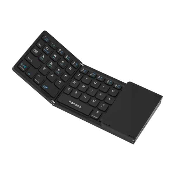 Porodo Minima Slim Folding Keyboard With Integrated Numpad & Touchpad