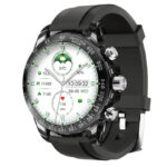 Porodo RAYTONA Smart Watch With Silicone And Metal Strap - Black