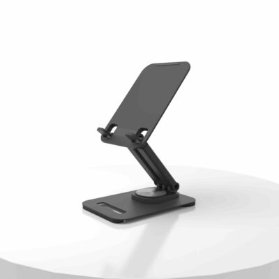 Porodo Rotatable And Foldable Tablet Stand – Black