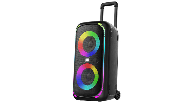 Porodo Soundtec 640W Party Speaker with Trolley - Black
