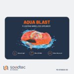 Porodo Soundtec Disco LED Light Floating Waterproof Speaker - Orange