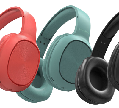 Porodo Soundtec Portable Bluetooth 5.0 Headphones, Noise Cancelling  Sound Pure Bass FM Wireless Active Siri
