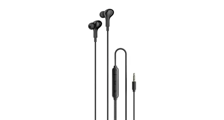 Porodo Soundtec Stereo Bass 3.5mm Wired Earphones - Black
