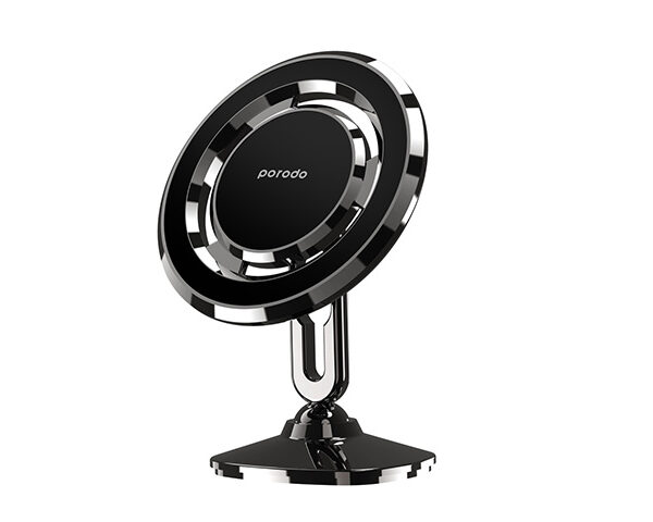 Porodo Stereoscopic Rotation Multiangle Control Magnetic Car Mount - Black