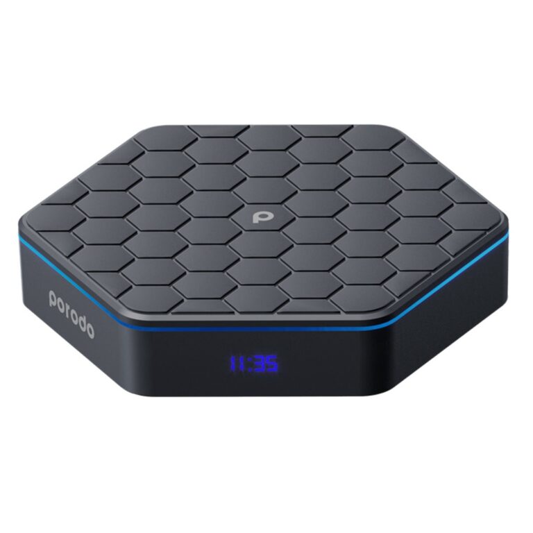 Porodo TV Box Ultra High-Speed Media Streaming