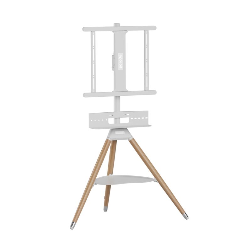 Porodo TV Stand Wooden Tripod