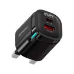 Porodo Tekto Dual USB Wall Adapter - Black