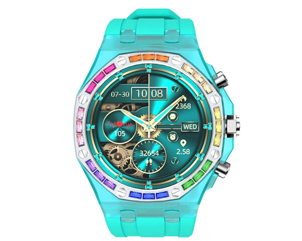 Porodo Transparent Cristallo AP Smartwatch AMOLED Display