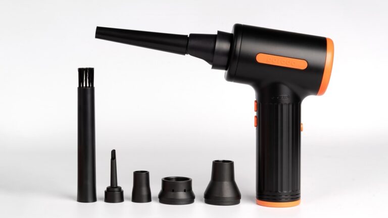 Porodo Triple Speed Portable Air Duster with 4* Nozzles - Black