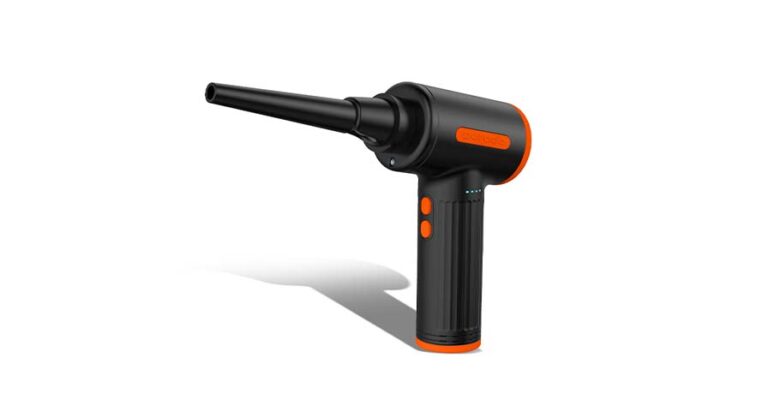 Porodo Triple Speed Portable Air Duster with 4* Nozzles - Black