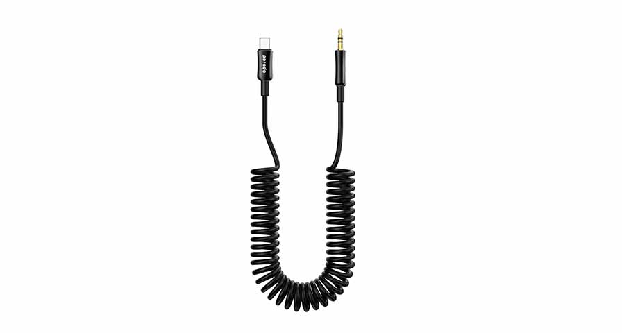 Porodo_Type_C_to_AUX_Coil_Cabl_9bf717f7c2 Porodo Type C to AUX Coil Cable 1.2M - Black