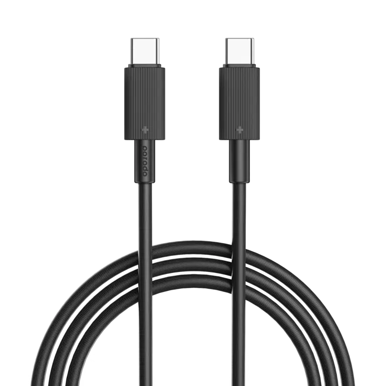 Porodo USB-C to USB-C Durable Charging Cable 3M Black