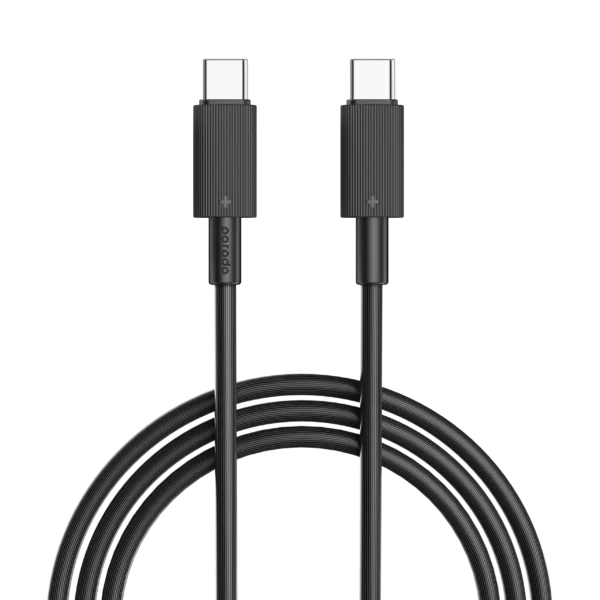Porodo USB-C to USB-C Durable Charging Cable 3M Black