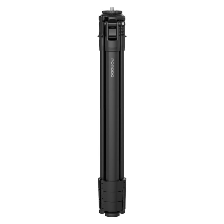 Porodo Ultra-Light Aluminum Tripod - Black
