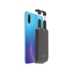 Porodo Universal Battery Case 4000mAh with Type-C Connector and Adjustable Clip - Black