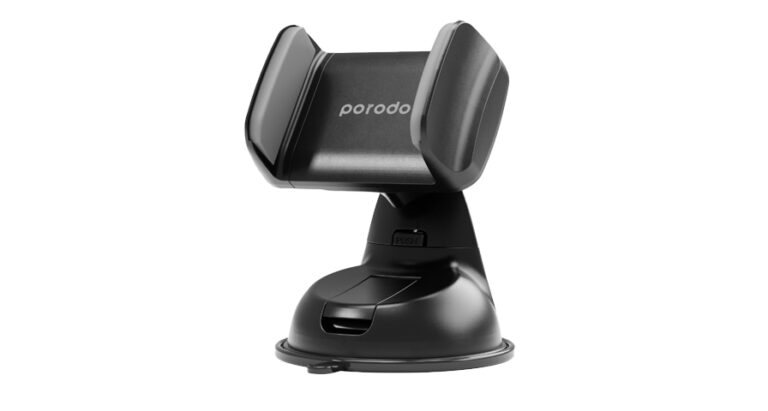 Porodo Universal Clamp Phone Mount - Black