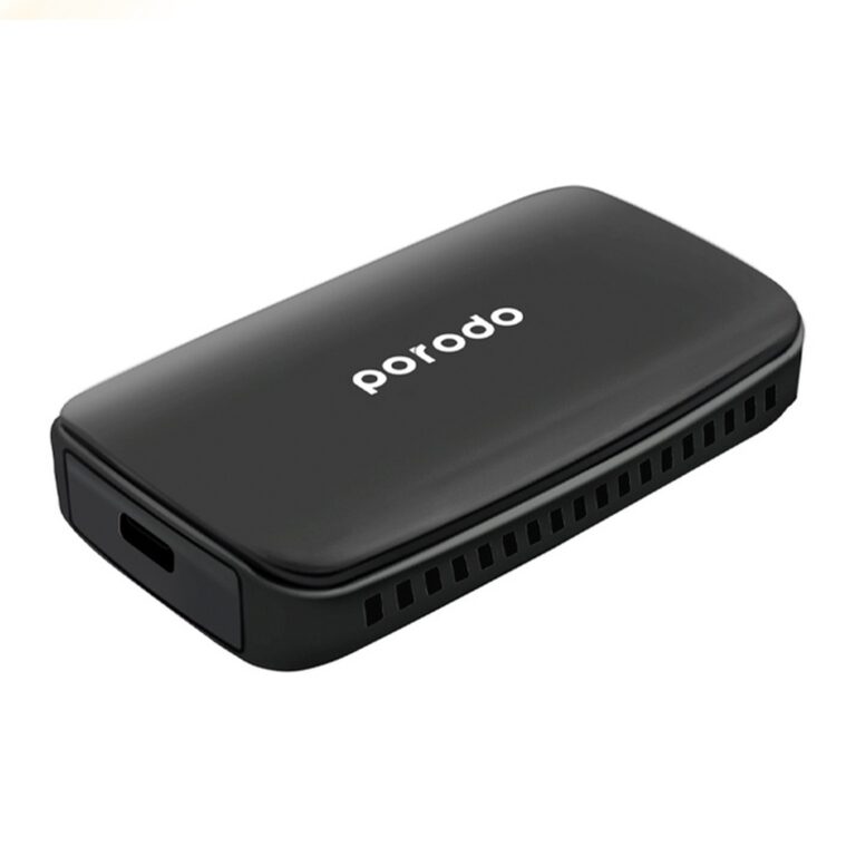 Porodo Universal Wireless CarPlay & Android Auto Smart Box with Media