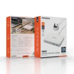 Porodo Velora 100W 4x USB-C & 2x USB-A GaN Wall Charger - UK Plug, White