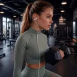 Porodo Voxes Clip-On Wired Earphones with Lightning Connector - White