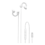 Porodo Voxes Clip-On Wired Earphones with USB-C Connector