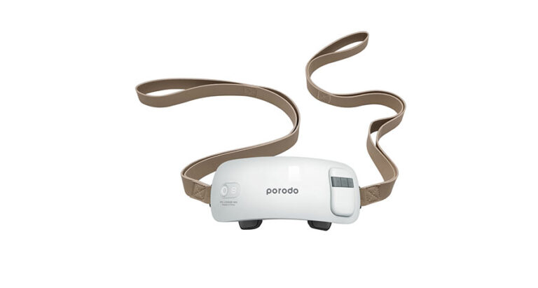 Porordo Lifestyle Neck Massager with Remote controller - White