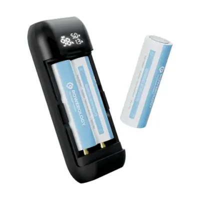 Powerology DIY Cell 10000+5000mAh Power Bank - Grey