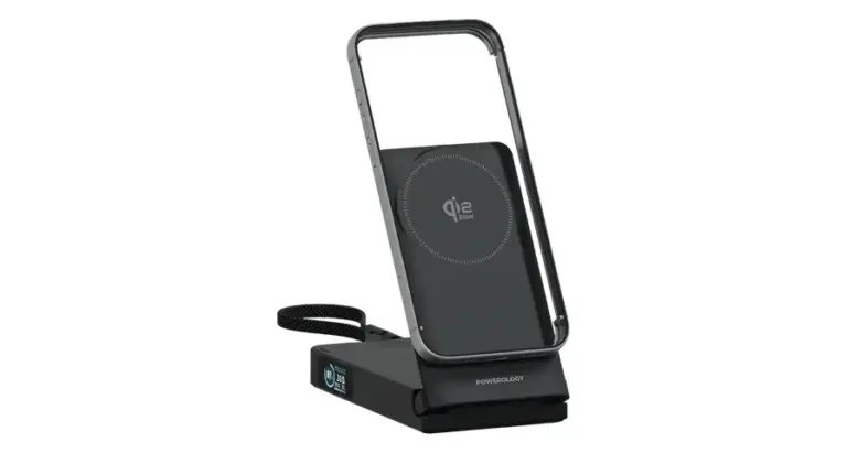 Powerology FlipMag 10000mAh Magsafe Power Bank - Black